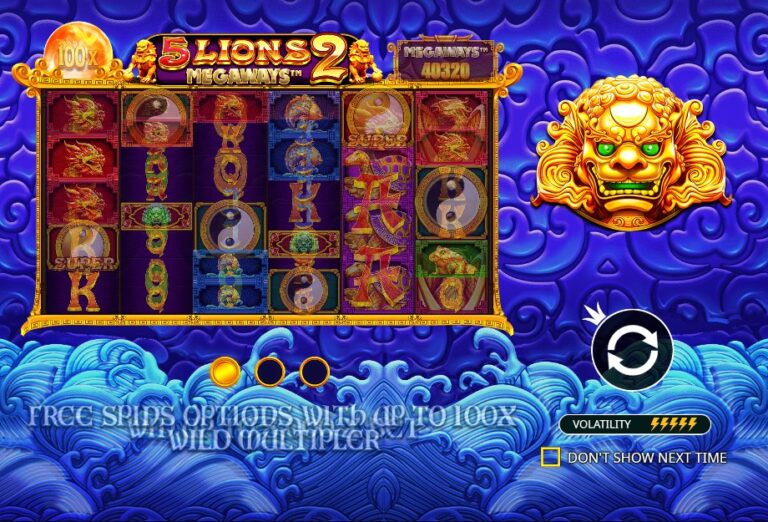 Screenshot 1 van 5 Lions Megaways 2